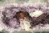 Purple Amethyst Geode - Uruguay #87452-3